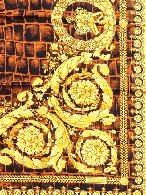 sciarpa versace oro